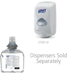 Purell Advanced Hand Sanitizer Foam, Clean Scent, 1200 mL Hand Sanitizer Foam Refill for Purell TFX Touch-Free Dispenser, Carton of 2