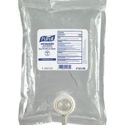Purell® Advanced Hand Sanitizer Green Certified Gel Refills, 33.8 oz (1000 mL), Pack Of 8 Refills