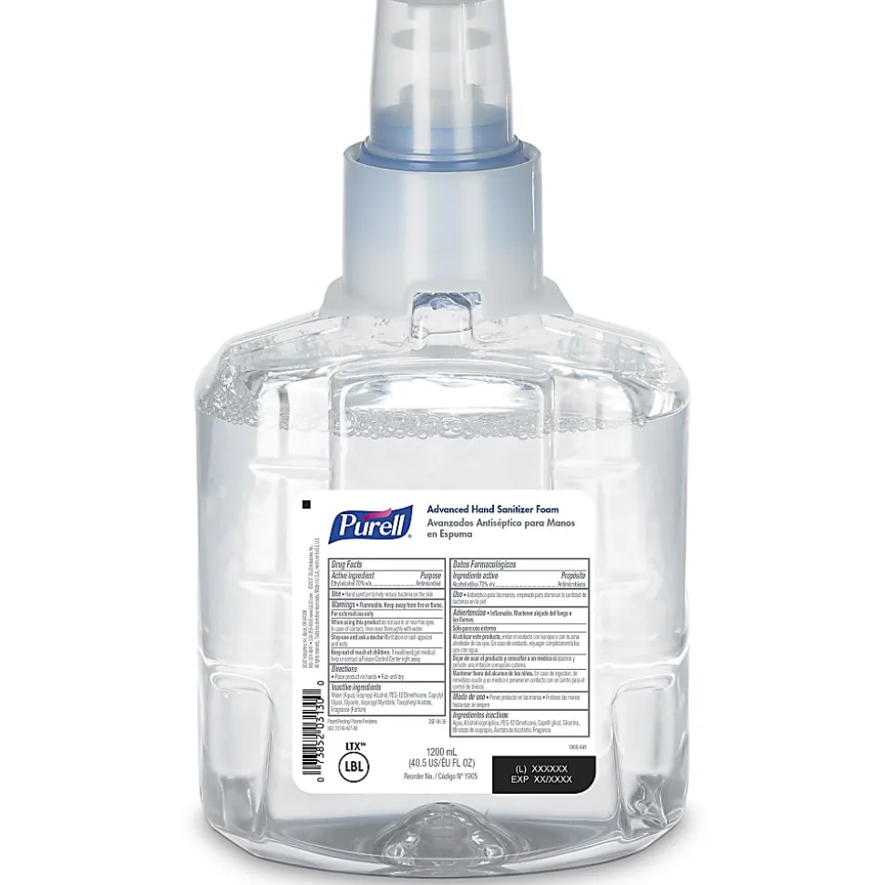 Purell® Advanced Instant Hand Sanitizer Foam, 1200 mL