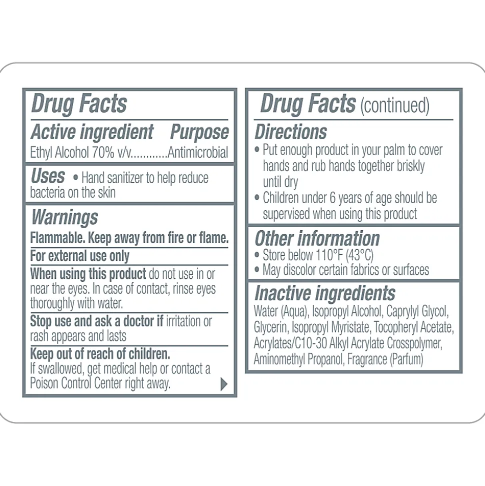 Purell® Advanced Refreshing Gel Hand Sanitizer, 1 Fl Oz, Clean Scent, Case Of 36 Bottles