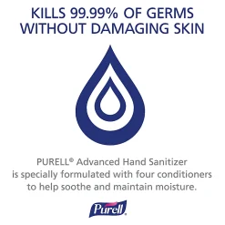 Purell® Advanced Refreshing Gel Hand Sanitizer, 1 Fl Oz, Clean Scent, Case Of 36 Bottles