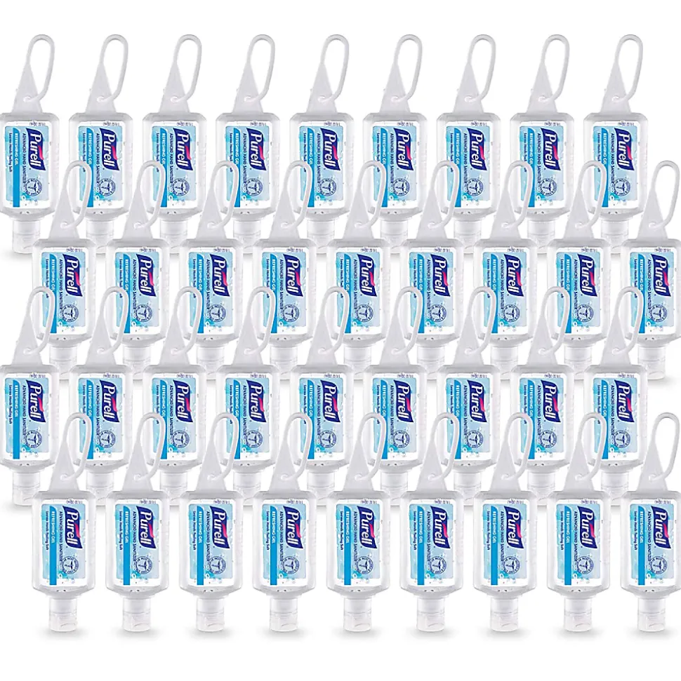 Purell® Advanced Refreshing Gel Hand Sanitizer, 1 Fl Oz, Clean Scent, Case Of 36 Bottles