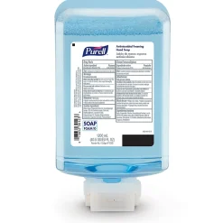 PURELL Antimicrobial Foaming Hand Soap Refills, Light Plum, 1200 mL, Clear, Case Of 2 Refills