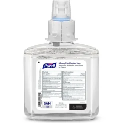 PURELL Brand Advanced Foam Hand Sanitizer ES6 Refill, Clean Scent, 40.6 OZ, Pack Of 2