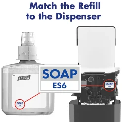 PURELL® Brand 0.5% BAK Antimicrobial HEALTHY SOAP® Foam ES6 Refill, Lightly Fragranced, 40.6 Oz, Pack of 2