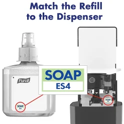 PURELL® Brand Gentle and Free HEALTHY SOAP® Foam ES4 Refill, Fragrance Free, 40.6 Oz, Pack of 2
