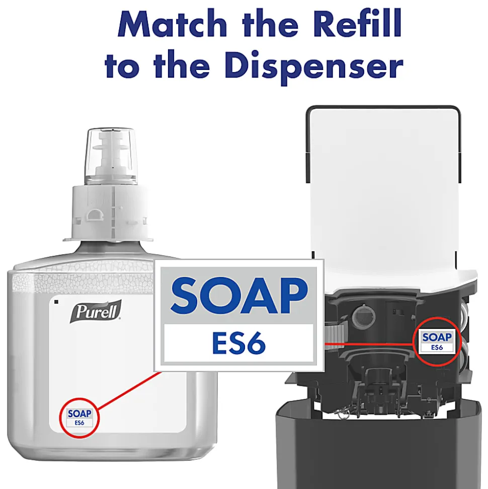 PURELL Brand HEALTHY SOAP Foam ES6 Refill, Fresh Scent, 40.6 OZ