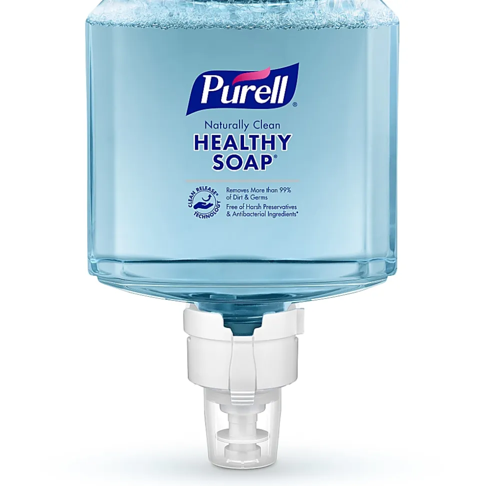 PURELL® Brand Naturally Clean HEALTHY SOAP® Foam ES8 Refill, Fragrance Free, 40.6 Oz Bottle