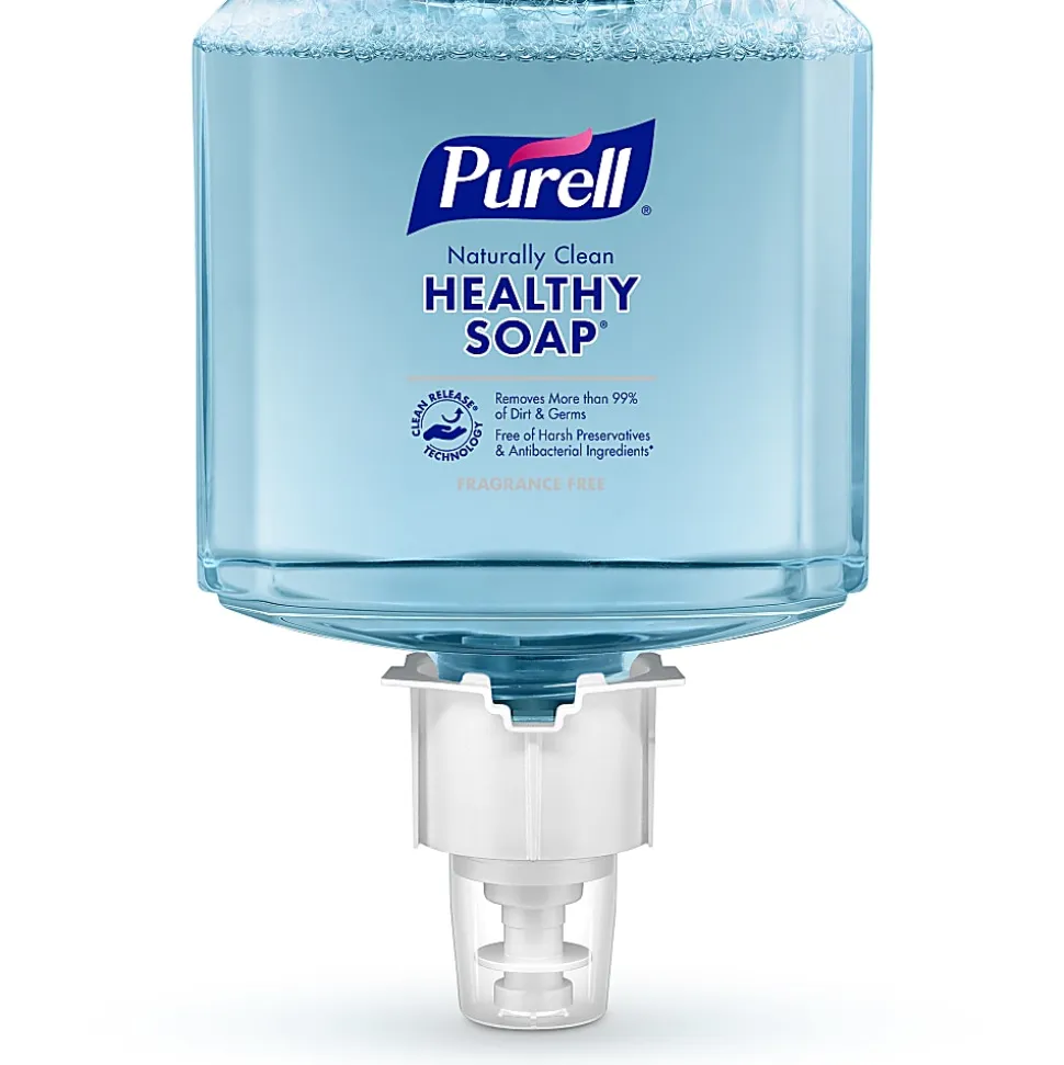 PURELL® Brand Naturally Clean HEALTHY SOAP® Foam ES6 Refill, Fragrance Free, 40.6 Oz Bottle