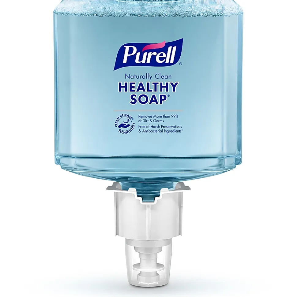 PURELL® Brand Naturally Clean HEALTHY SOAP® Foam ES4 Refill, Fragrance Free, 40.6 Oz Bottle