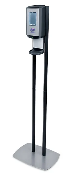 Purell® CS8 Dispenser Floor Stand, For Hand Sanitizer, Graphite, 7418-DS