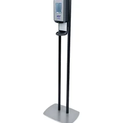 Purell® CS8 Dispenser Floor Stand, For Hand Sanitizer, Graphite, 7418-DS