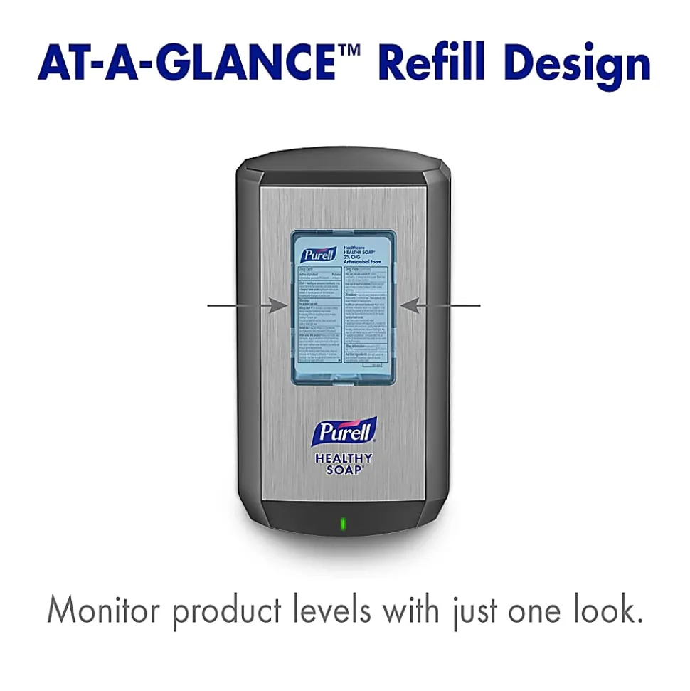 Purell® CS6 Touch-Free Dispenser Floor Stand, For Hand Sanitizer, Graphite, 7416-DS