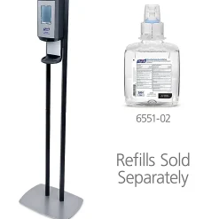 Purell® CS6 Touch-Free Dispenser Floor Stand, For Hand Sanitizer, Graphite, 7416-DS
