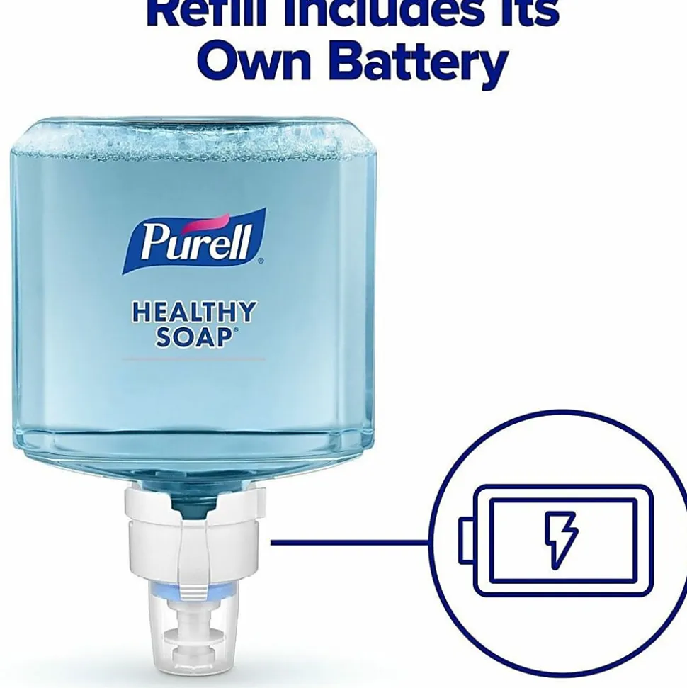 Purell® ES8 Professional Foam Hand Soap, Fresh Scent, 40.6 Oz, Carton Of 2 Bottles