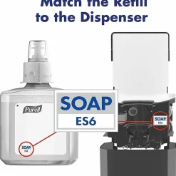 Purell® ES6 Professional Mild Foam Hand Soap Refills, Naturally Cleam Scent, 40.5 Oz., Pack Of 2 Bottles