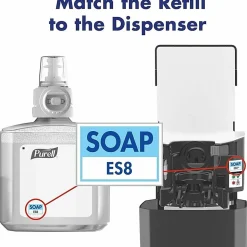 Purell® ES8 Professional Naturally Clean Foam Hand Soap, Unscented, 40.5 Oz, Carton Of 2 Refills