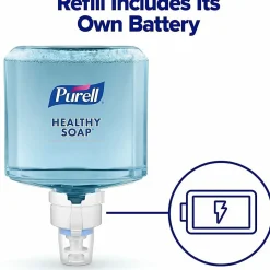 Purell® ES8 Professional Naturally Clean Foam Hand Soap, Unscented, 40.5 Oz, Carton Of 2 Refills