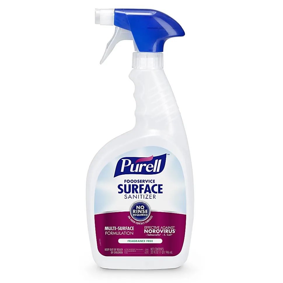 Purell® Food Service Surface Sanitizer, Unscented, 32 Oz Bottle