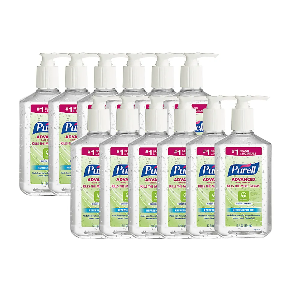 Purell® Gel Instant Hand Sanitizer, 12 Oz, Case Of 12