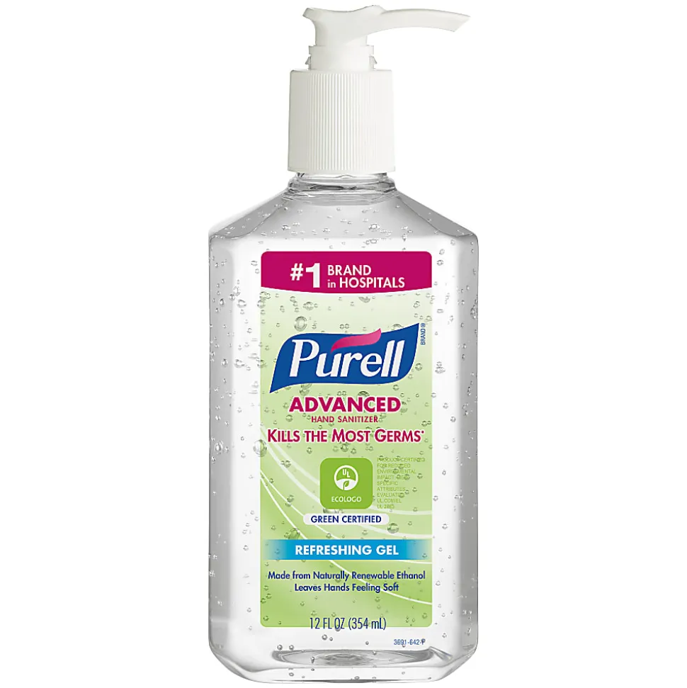 Purell® Gel Instant Hand Sanitizer, 12 Oz, Case Of 12