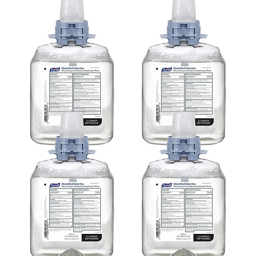 PURELL® Hand Sanitizer Foam Refill - 1.27 quart - Kill Germs - Hand - Moisturizing - Clear - 1 Each