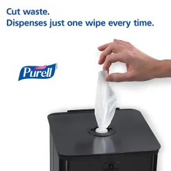 Purell® Hand Sanitizing Wipes, Unscented, 1200 Wipes Per Pack, Carton Of 2 Packs