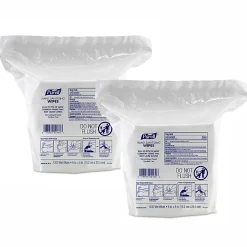 Purell® Hand Sanitizing Wipes, Unscented, 1200 Wipes Per Pack, Carton Of 2 Packs
