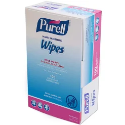 PURELL Hand Sanitizing Wipes, Alcohol Formula, Fragrance Free, 100 Count Individually Wrapped Hand Wipes