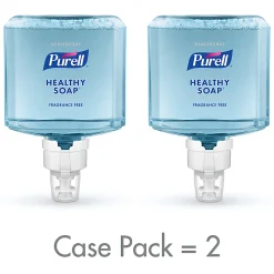 Purell® Healthy Gentle & Free Foam Hand Soap, Unscented, 40.57 Oz, Carton Of 2 Bottles