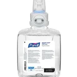Purell® Healthy Soap CS8 Mild Foam Soap Refills, Unscented, 1200 mL, Pack Of 2 Refills
