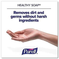 PURELL® HEALTHY SOAP™ Premium Lotion Handwash Refill, Waterfall Scent, 33.8 oz (1,000 mL), 8/Carton