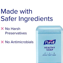 PURELL® HEALTHY SOAP® With CLEAN RELEASE® Technology Foam ES10 Refills, Fragrance Free, 1200 mL, Clear, Case Of 2 Refills
