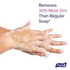 PURELL® HEALTHY SOAP® With CLEAN RELEASE® Technology Foam ES10 Refills, Fragrance Free, 1200 mL, Clear, Case Of 2 Refills