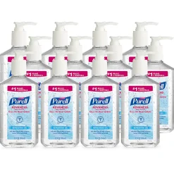 Purell® Instant Hand Sanitizer, 12 Oz. Pump Bottles, Case Of 12