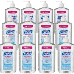 Purell® Instant Hand Sanitizer, 20 Oz. Pump Bottles, Pack Of 12