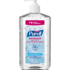Purell® Instant Hand Sanitizer, 20 Oz. Pump Bottles, Pack Of 12