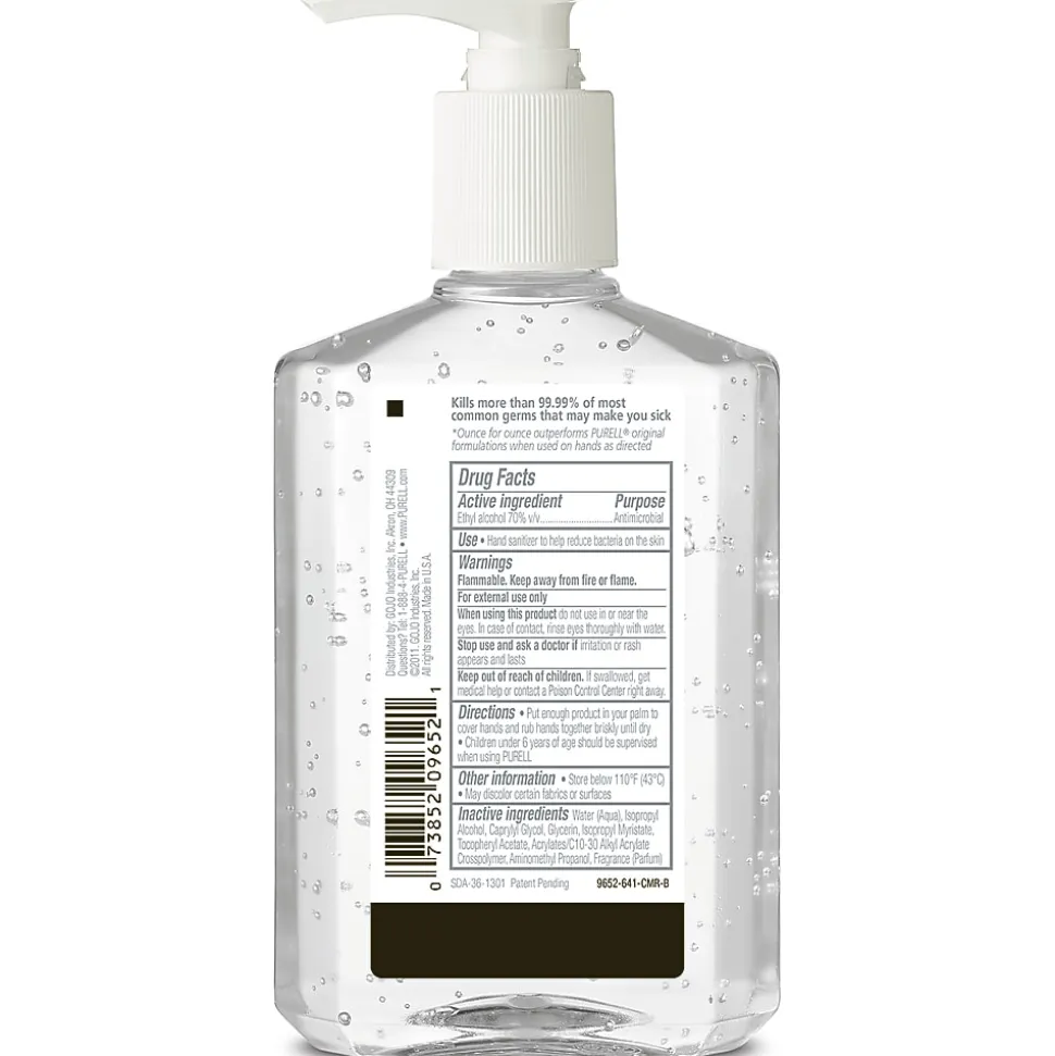 Purell® Instant Hand Sanitizer Pump, 8 Oz