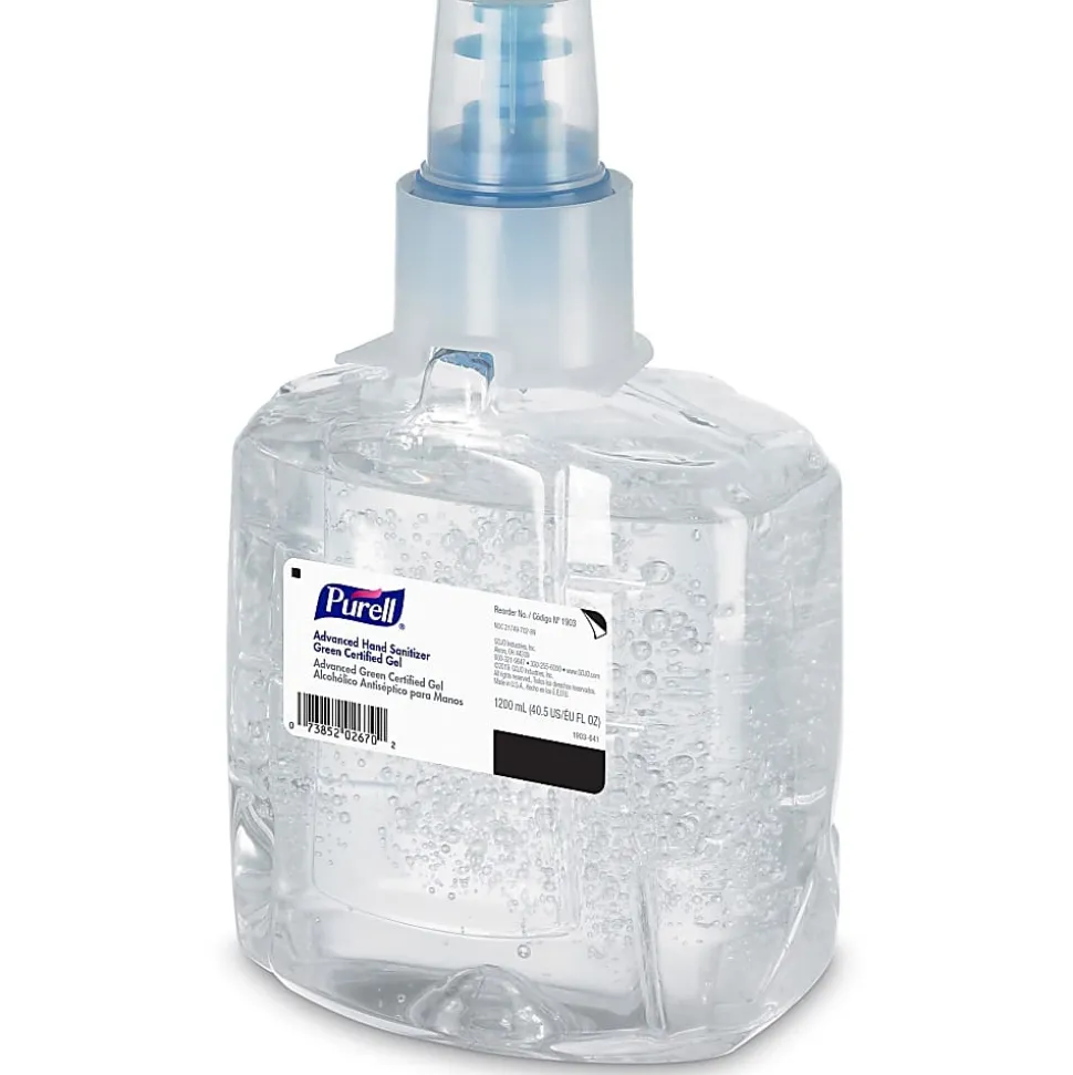 Purell® LTX Advanced Green Certified Gel Instant Hand Sanitizer, 1200 mL