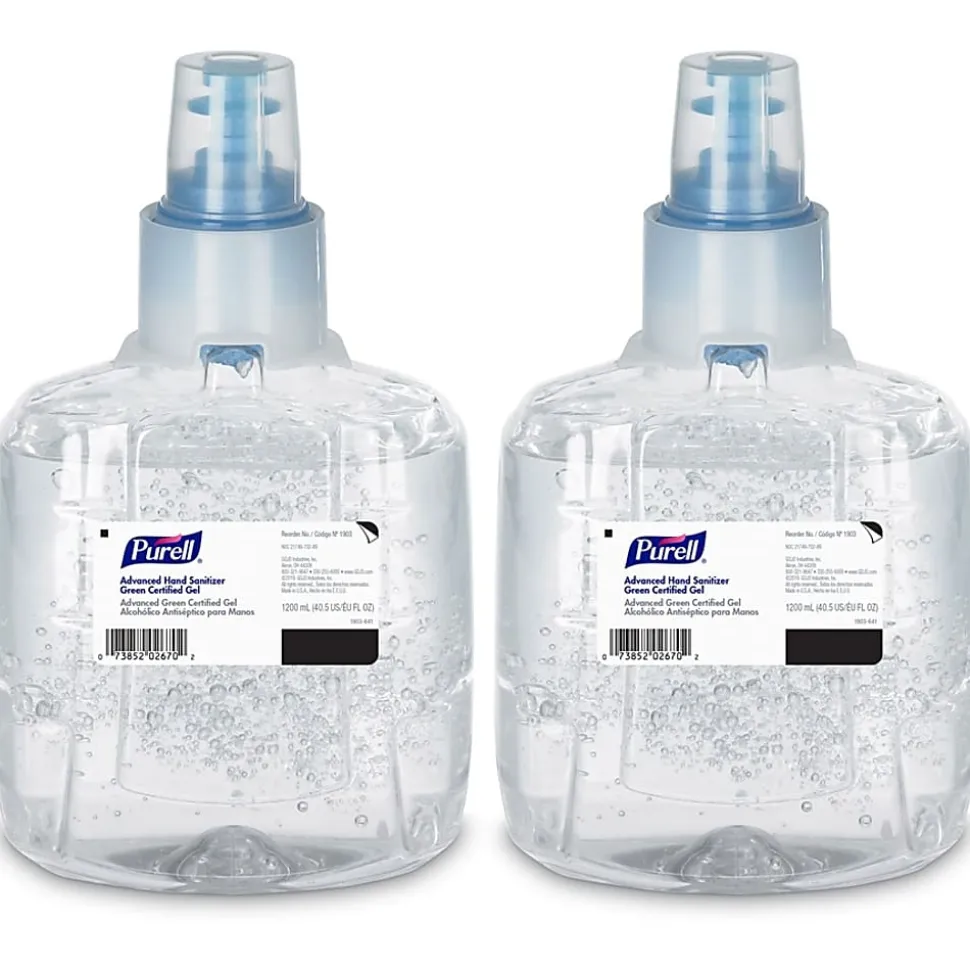 Purell® LTX Advanced Green Certified Gel Instant Hand Sanitizer, 1200 mL