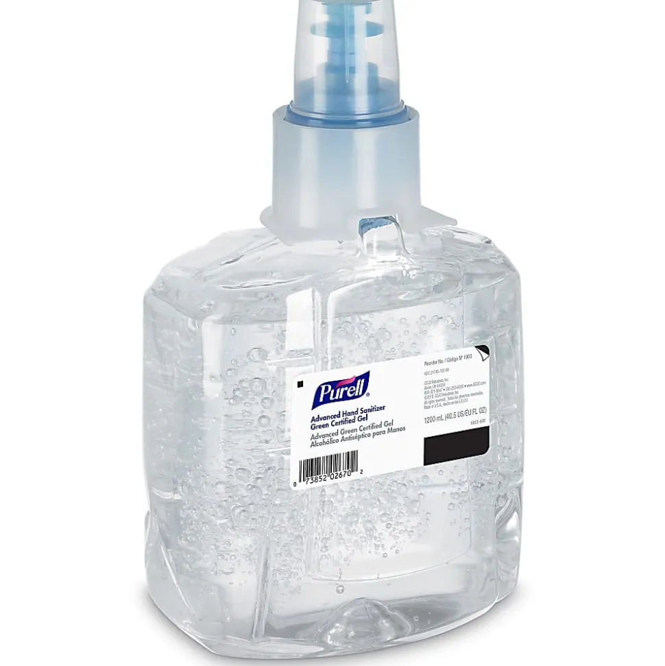 Purell® LTX Advanced Green Certified Gel Instant Hand Sanitizer, 1200 mL
