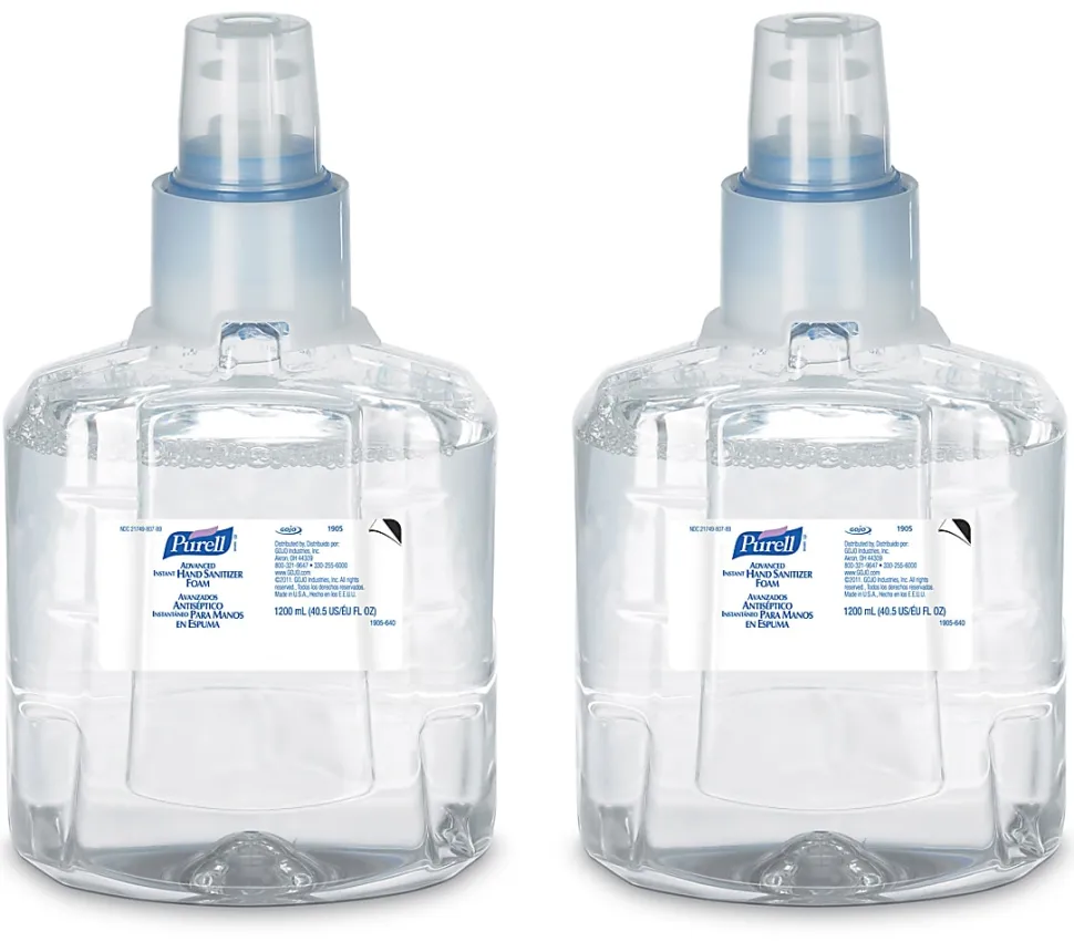 Purell® LTX Advanced Instant Hand Sanitizer Foam Refill, 40.5 Oz, Pack Of 2