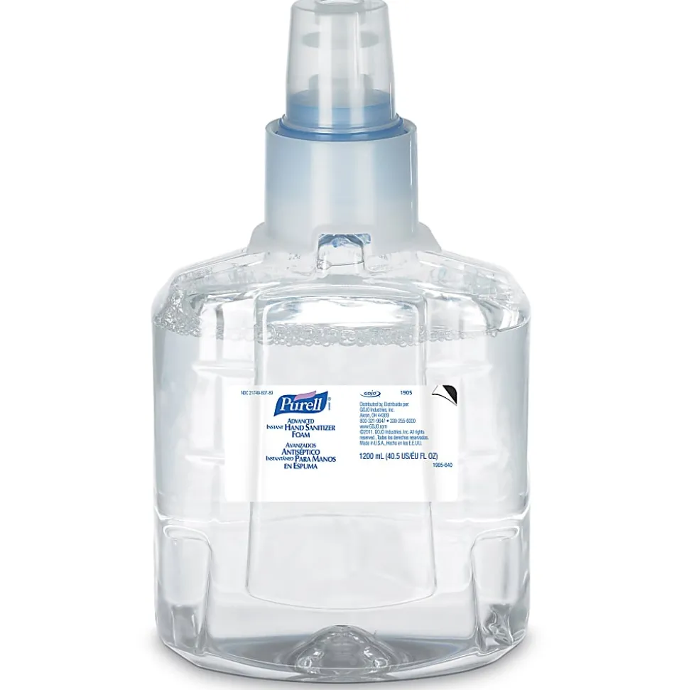 Purell® LTX Advanced Instant Hand Sanitizer Foam Refill, 40.5 Oz, Pack Of 2