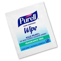 Purell Premoistened Sanitizing Hand Wipes, White, Case Of 1,000 Packets