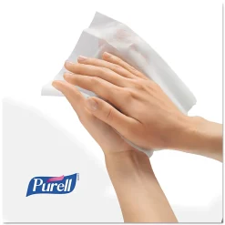 Purell Premoistened Sanitizing Hand Wipes, White, Case Of 1,000 Packets