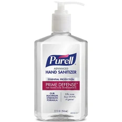 PURELL PRIME DEFENSE™ Advanced Hand Sanitizer, 12 fl oz Pump Bottle, Case of 12 Bottles