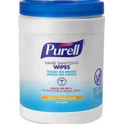 Purell® Sanitizing Wipes, Canister Of 270 Wipes