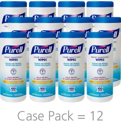 Purell® Sanitizing Wipes, Fresh Citrus Scent, Pack of 100 Wipes
