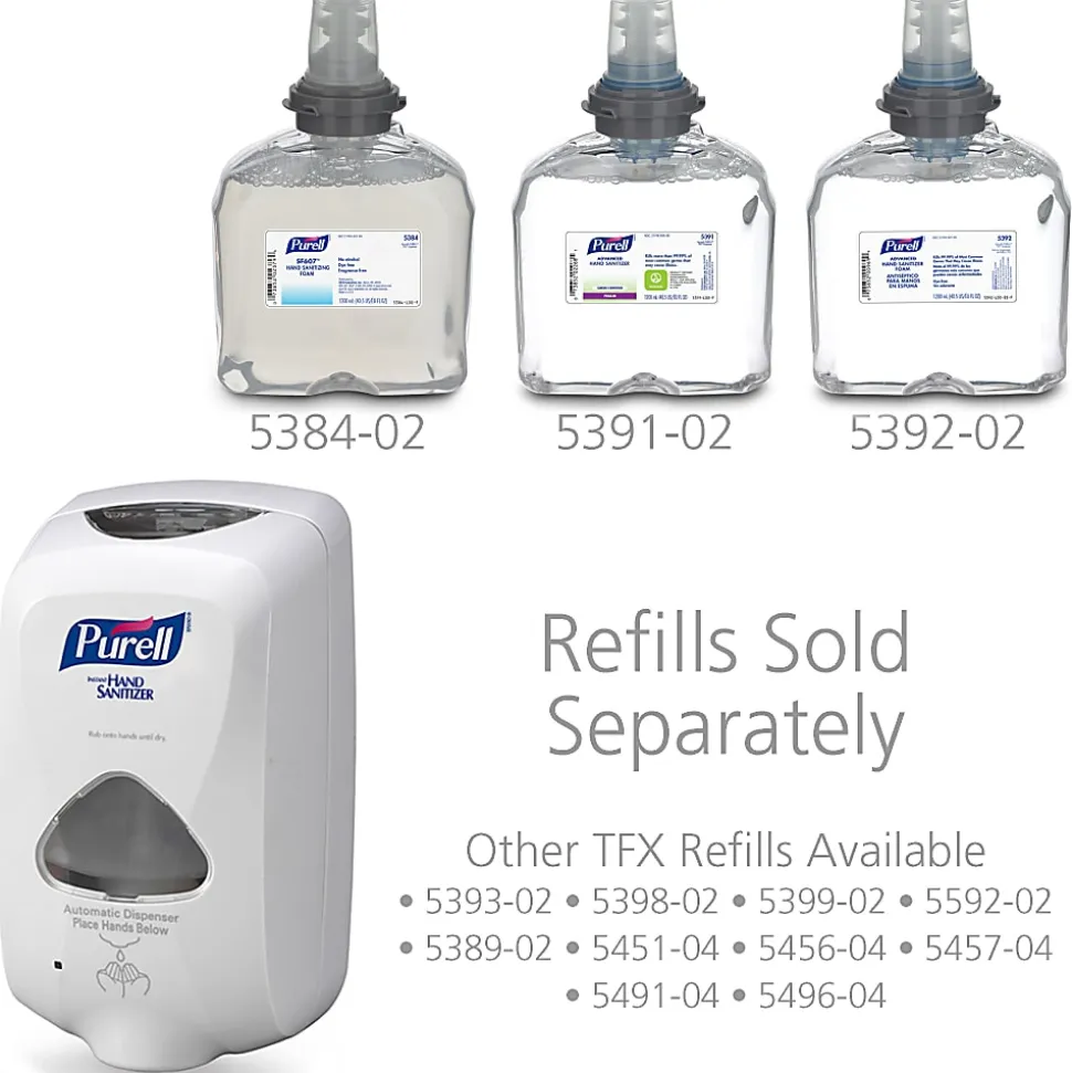Purell® TFX™ Touch-Free Dispenser, White