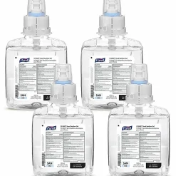 Purell® VF PLUS Gel Hand Sanitizer Refills For CS4 Push-Style Hand Sanitizer Dispensers, Fragrance Free, 40.6 Oz, Case Of 4 Refills